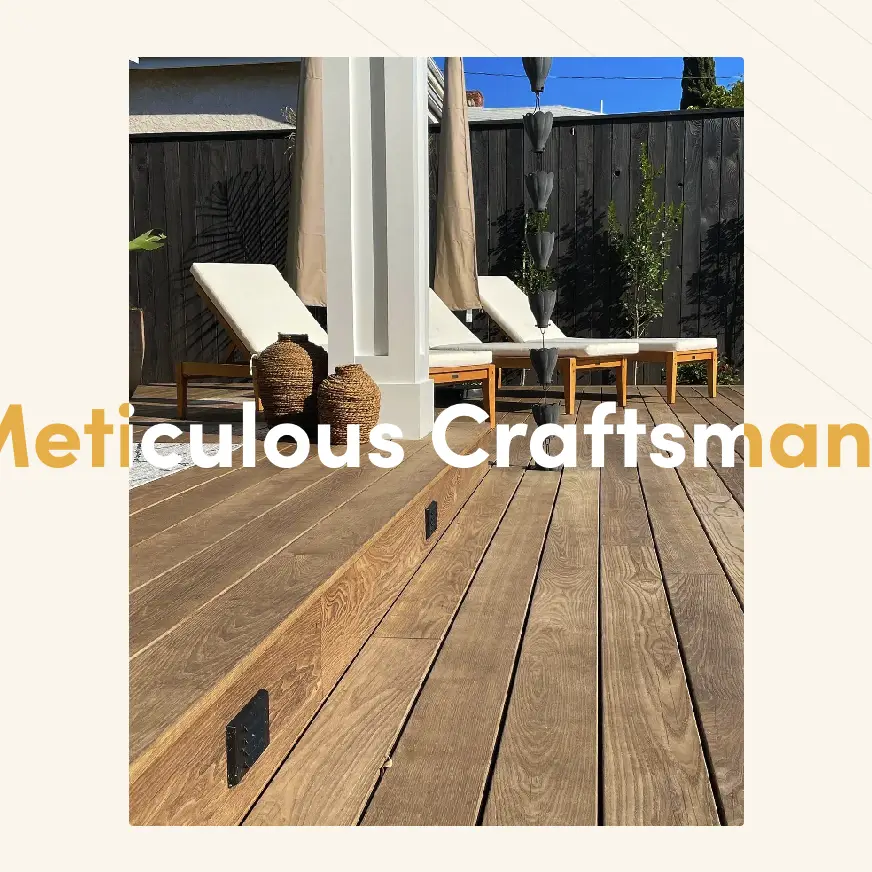 Custom WordPress site for a high-end deck builder in Los Angeles project thumbnail